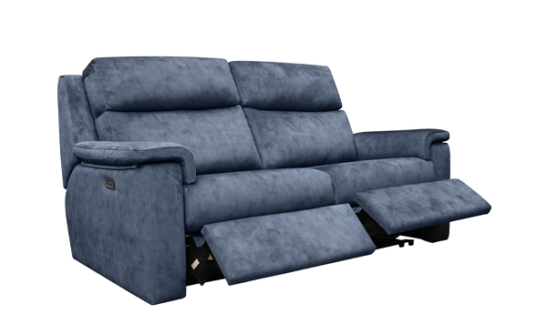 Thornbury Large Double Power Recliner Sofa with Headrest and Lumbar